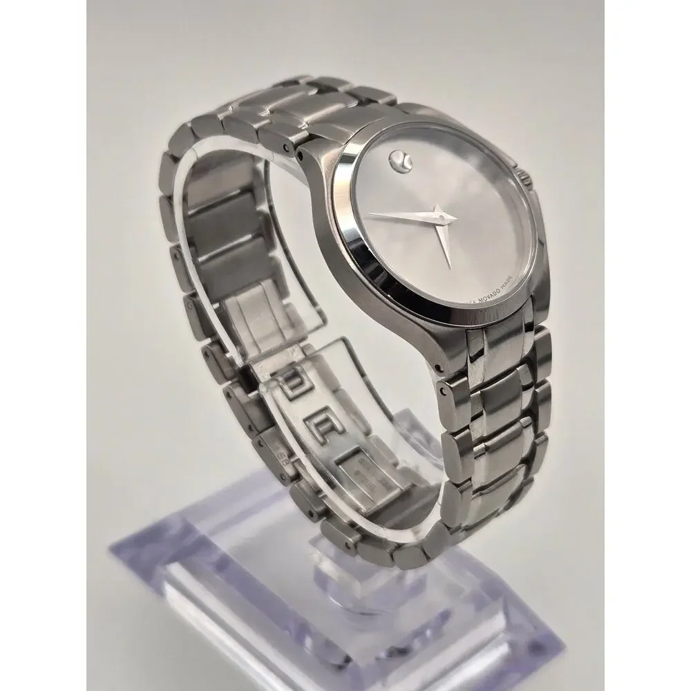 Movado Museum Classic Swiss Quartz Watch - Silver Tone 28mm